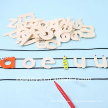 Детский сад Искусство и ремесло наборы Деревянные буквы алфавита для ремесел